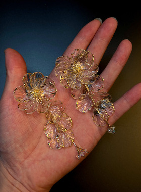 复古异域风tassel花耳环