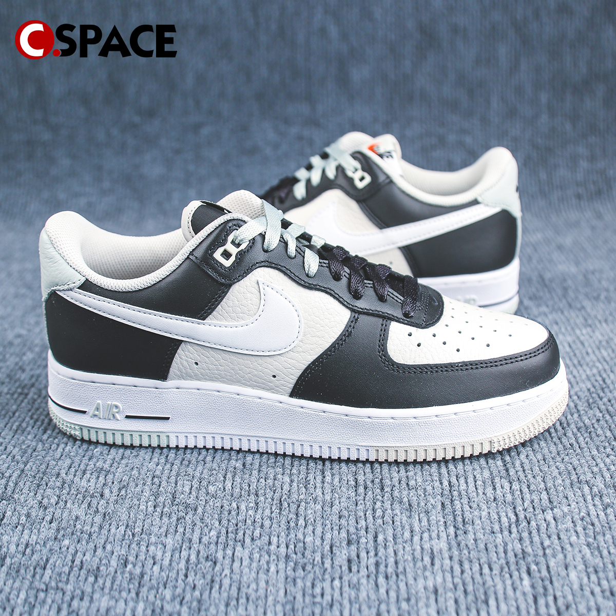 Cspace W Nike Air Force 1 Low AF1黑白耐磨低帮板鞋 FD2592-002 - 图1