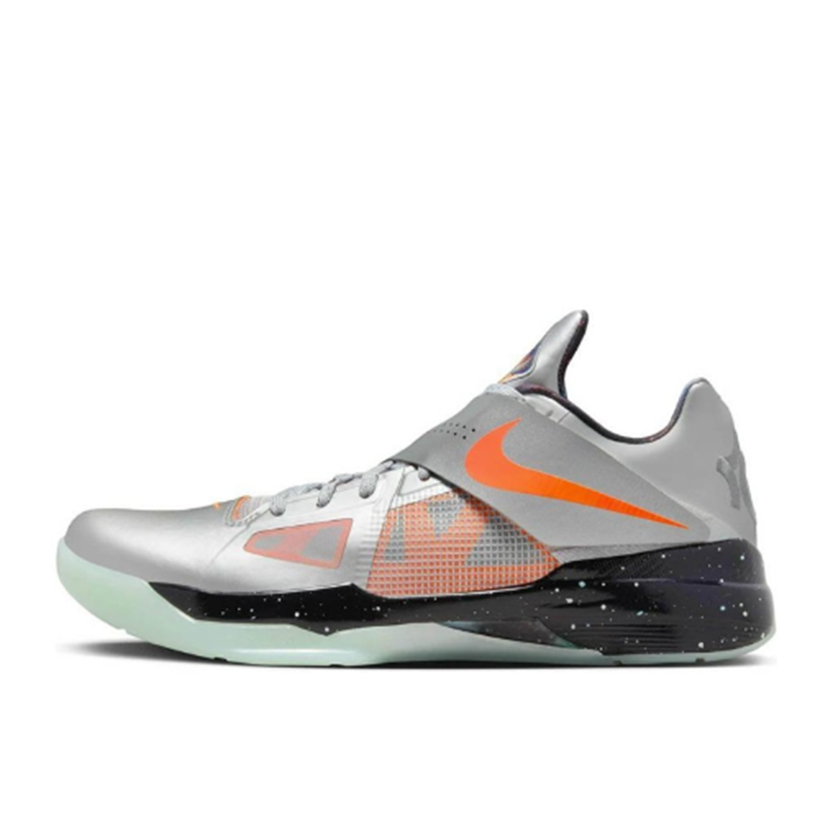 Cspace W Nike KD4  杜兰特4代 黑银色 低帮篮球鞋 FD2635-001 - 图3