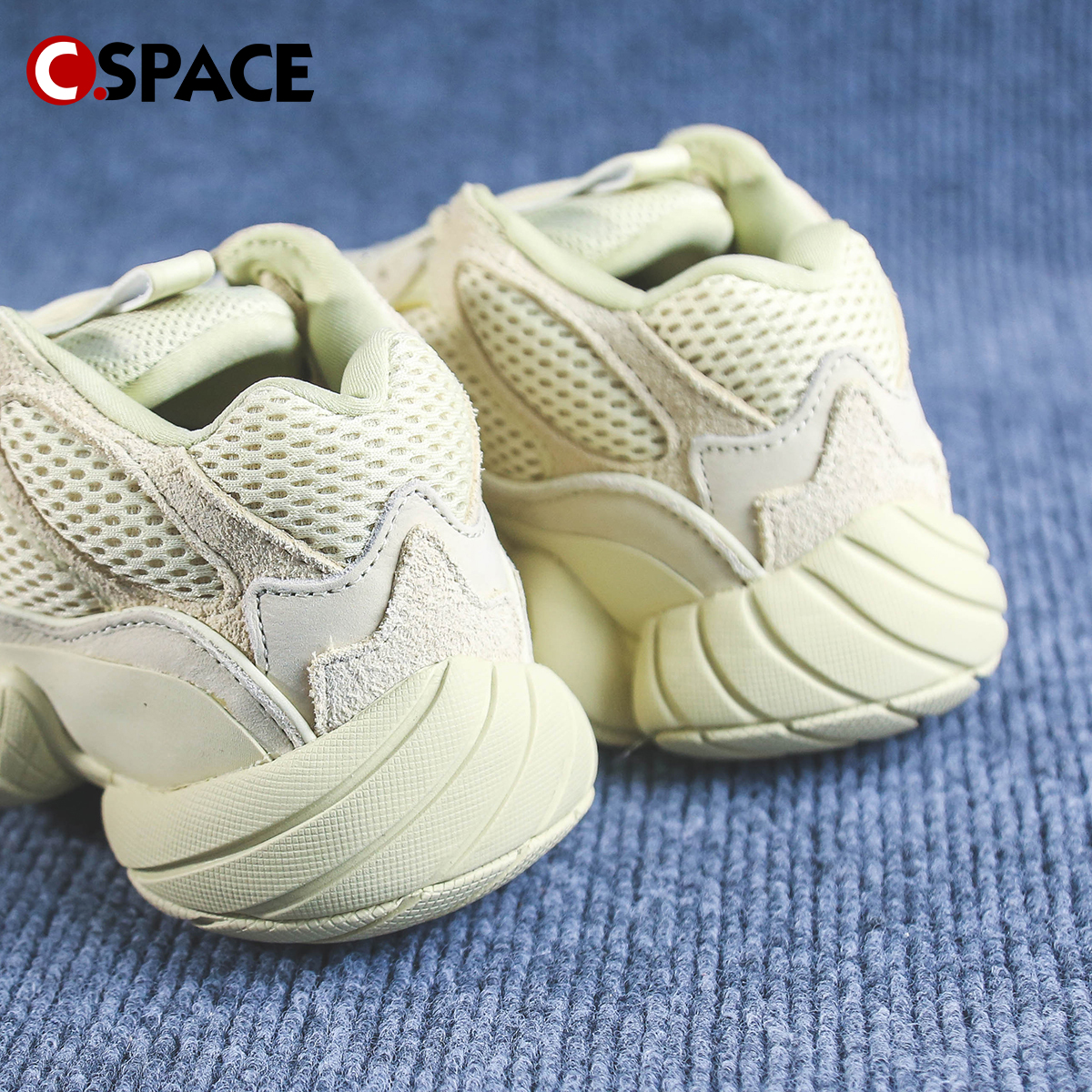 Cspace DP adidas originalsYeezy 500椰子500沙漠黄老爹鞋DB2966 - 图2