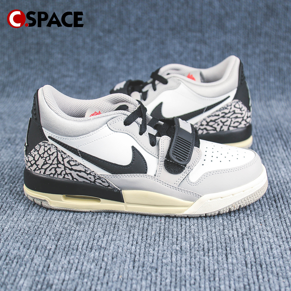 Cs Air Jordan Legacy Low AJ312白灰低帮篮球鞋 CD9054-101 - 图2