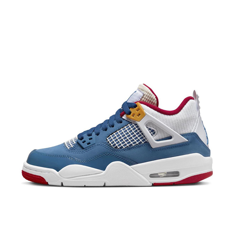 Cspace Air Jordan 4 (GS) AJ4蓝白红复古篮球鞋DR6952-400 - 图3