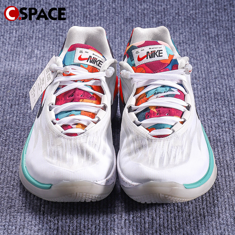 Cspace ZC Nike Air Zoom G.T 2 白红绿兔年限定篮球鞋FD4321-101 - 图1