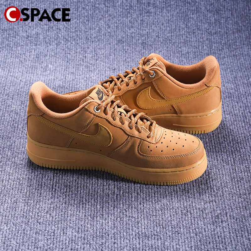 Cspace W  Nike Air Force 1AF1小麦板鞋空军一号CJ9179-200 - 图2