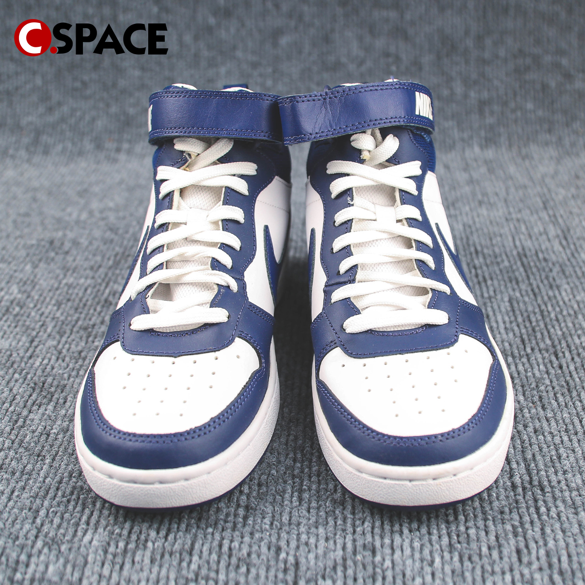 Cs  Nike Court Borough Mid 2 蓝白 休闲板鞋 CD7782-107 - 图1