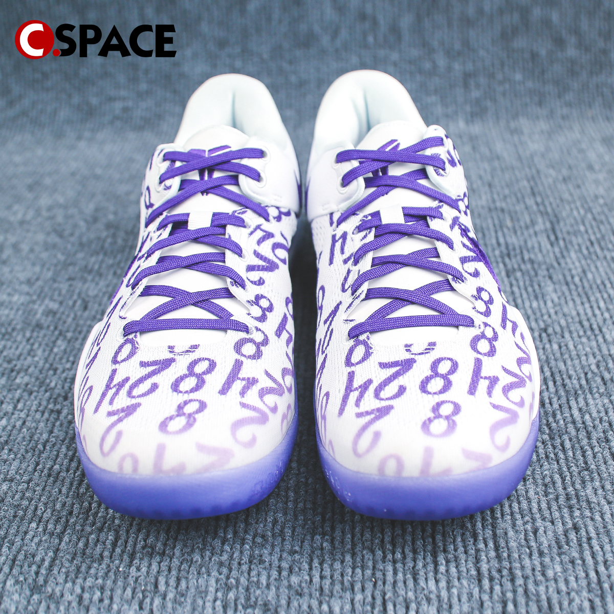 Cspace DP Nike Kobe 8 Proto 科比8白紫低帮篮球鞋 FQ3549-100 - 图0