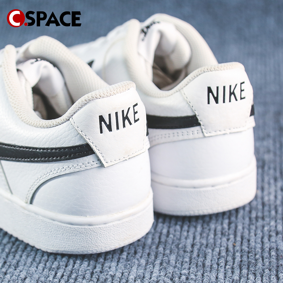 Cspace Nike Court Vision Low白黑 男子低帮板鞋 CD5463-101 - 图2