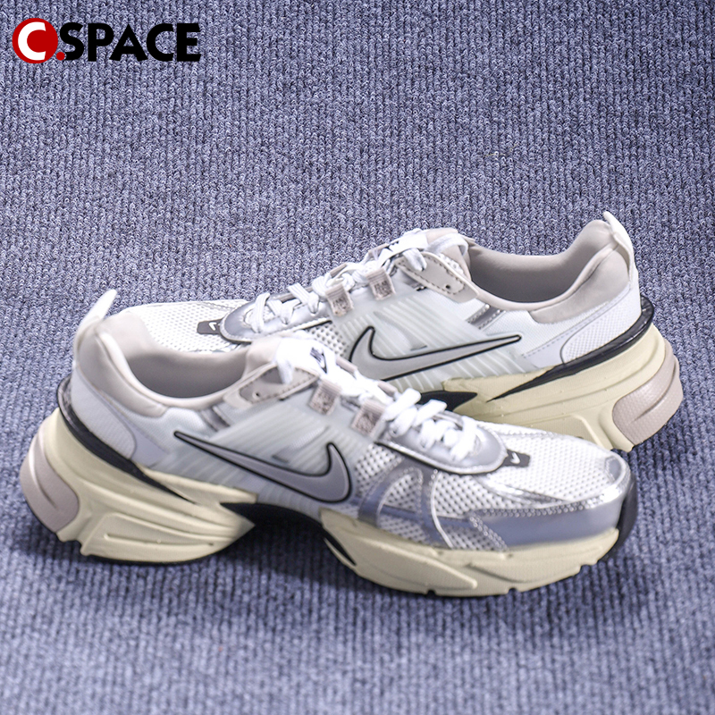 Cspace DR Nike V2K Run Runtekk 白银 耐磨跑步鞋 FD0736-100 - 图1