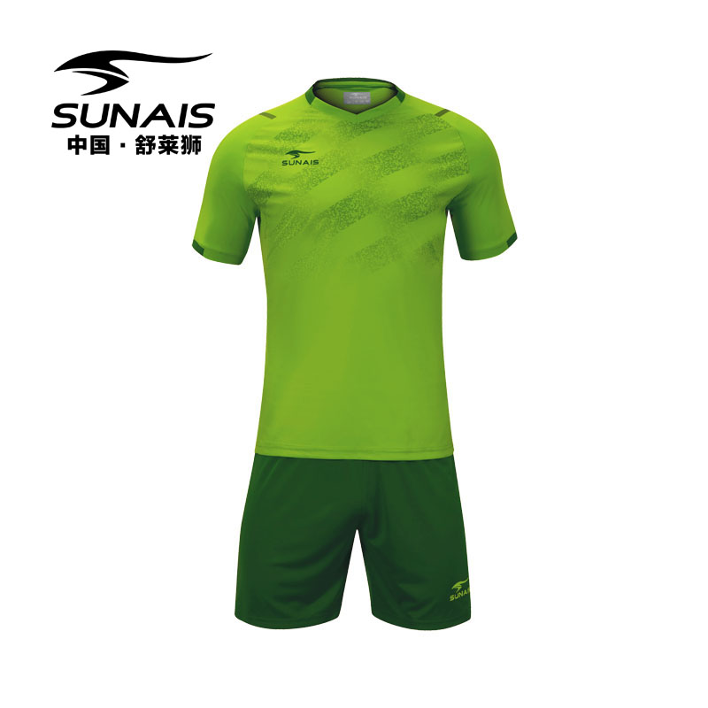 舒莱狮SUNAIS锋芒足球服短袖套装男球衣小学生足球青训服儿童队服 - 图1
