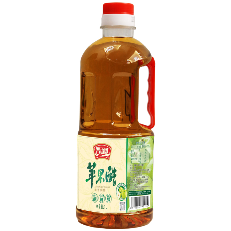 苹果醋无糖型1000ml沙拉醋汁凉拌菜0脂肪原浆苹果醋发酵酿造食醋-图3