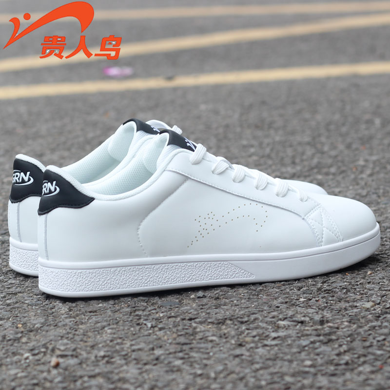 贵人女板鞋新款小白鞋休闲运动鞋轻便耐磨防滑校园高颜值防水正品 - 图3