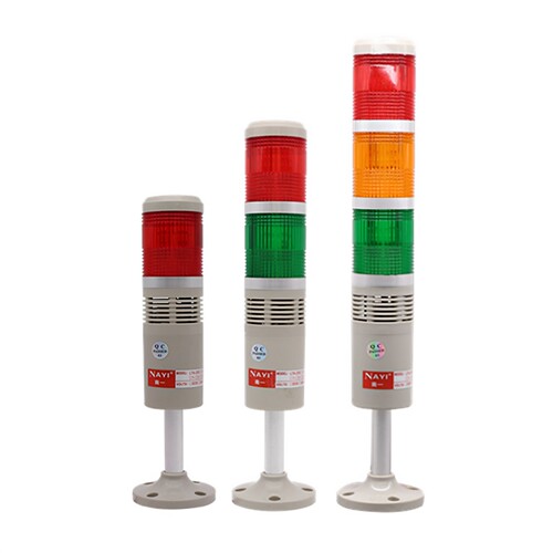 机床信号灯12v24v三色灯LTA-205-1T常亮闪光警示灯220v声光报警器 - 图3