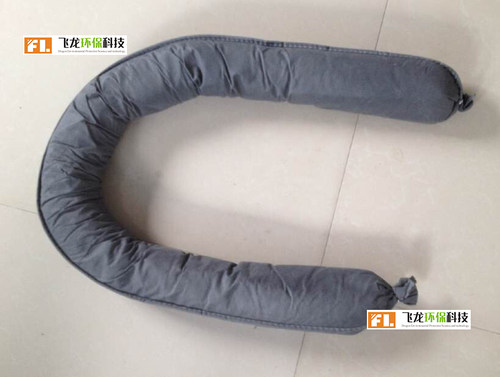 灰色通用吸附棉条吸油吸水耐酸碱工业危化品泄漏处理吸液索可定制 - 图0