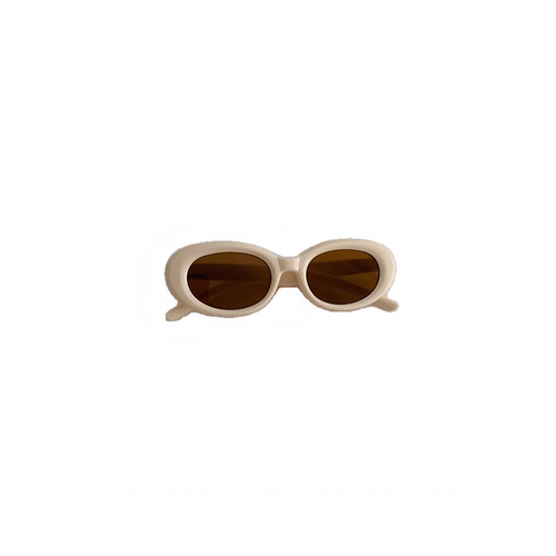 ins韩系复古儿童墨镜夏季遮阳防紫外线太阳镜男女宝宝出游眼镜潮 - 图3