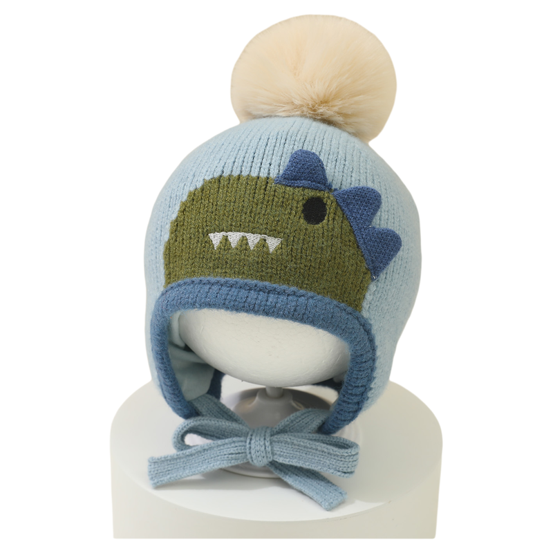 儿童帽子秋冬季保暖加厚针织围巾两件套男婴女宝宝防风护耳毛线帽,淘宝优惠券,粉丝福利购,淘宝优惠卷