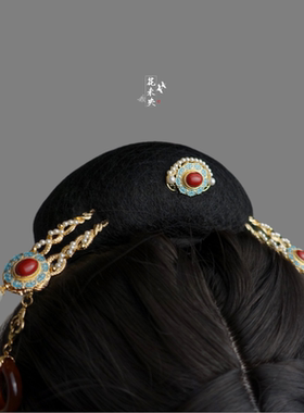 原创古风仿珍珠发梳汉服头饰