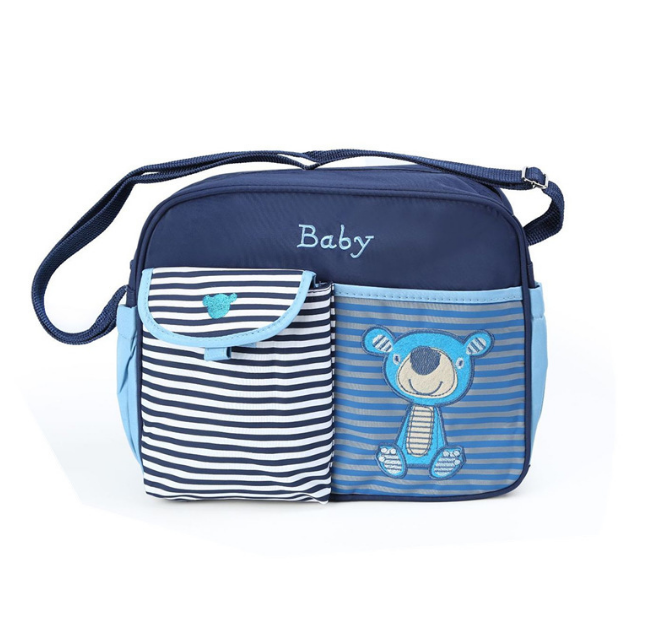 绣花卡通图案母婴中号单肩妈咪包 慈颜妈咪包/袋