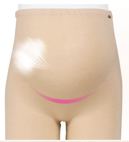 黑色莫代尔孕产妇托腹孕妇平角裤 慈颜内裤