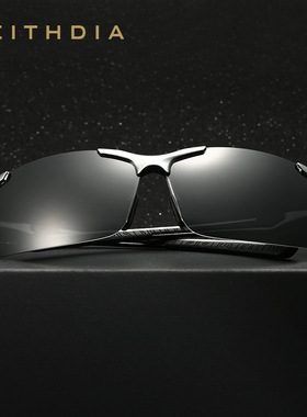 男士铝镁偏光太阳镜开车司机钓鱼墨镜Men's polarized sunglasses