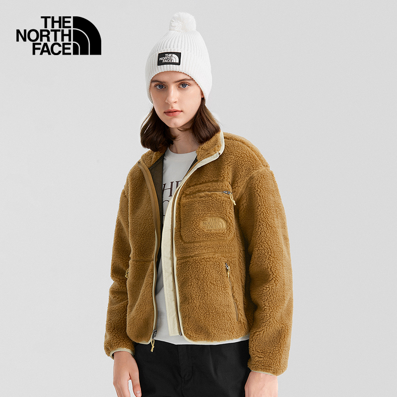 爱打扮(www.idaban.cn)，TheNorthFace北面羊羔绒抓绒上衣女户外舒适保暖秋季上新|7QW2