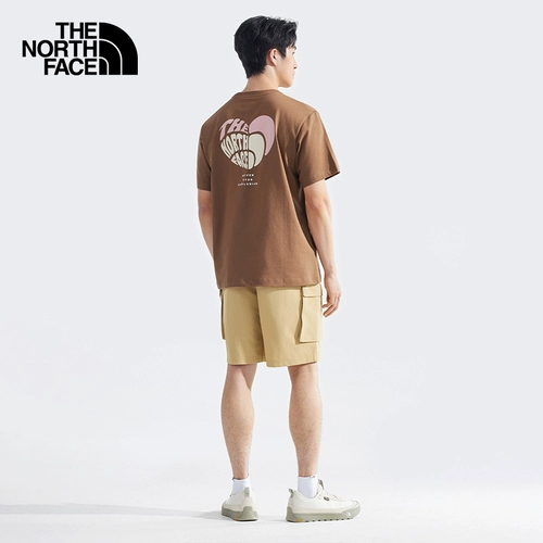 Северная пара чисто хлопковая футболка с коротки