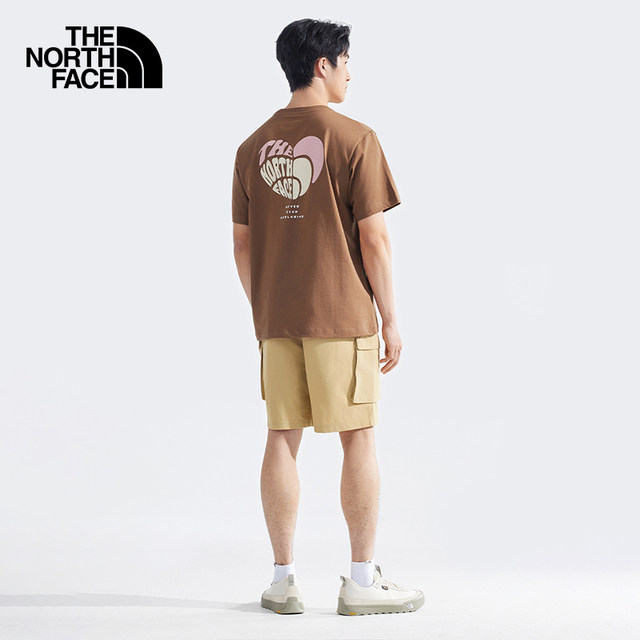 The North Face Couple Style Cotton Love Short Sleeve T-Shirt