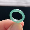 Natural A-grade ice grape flesh jade ring