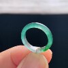 Natural A-grade ice jade No. 8 half-mountain water ring