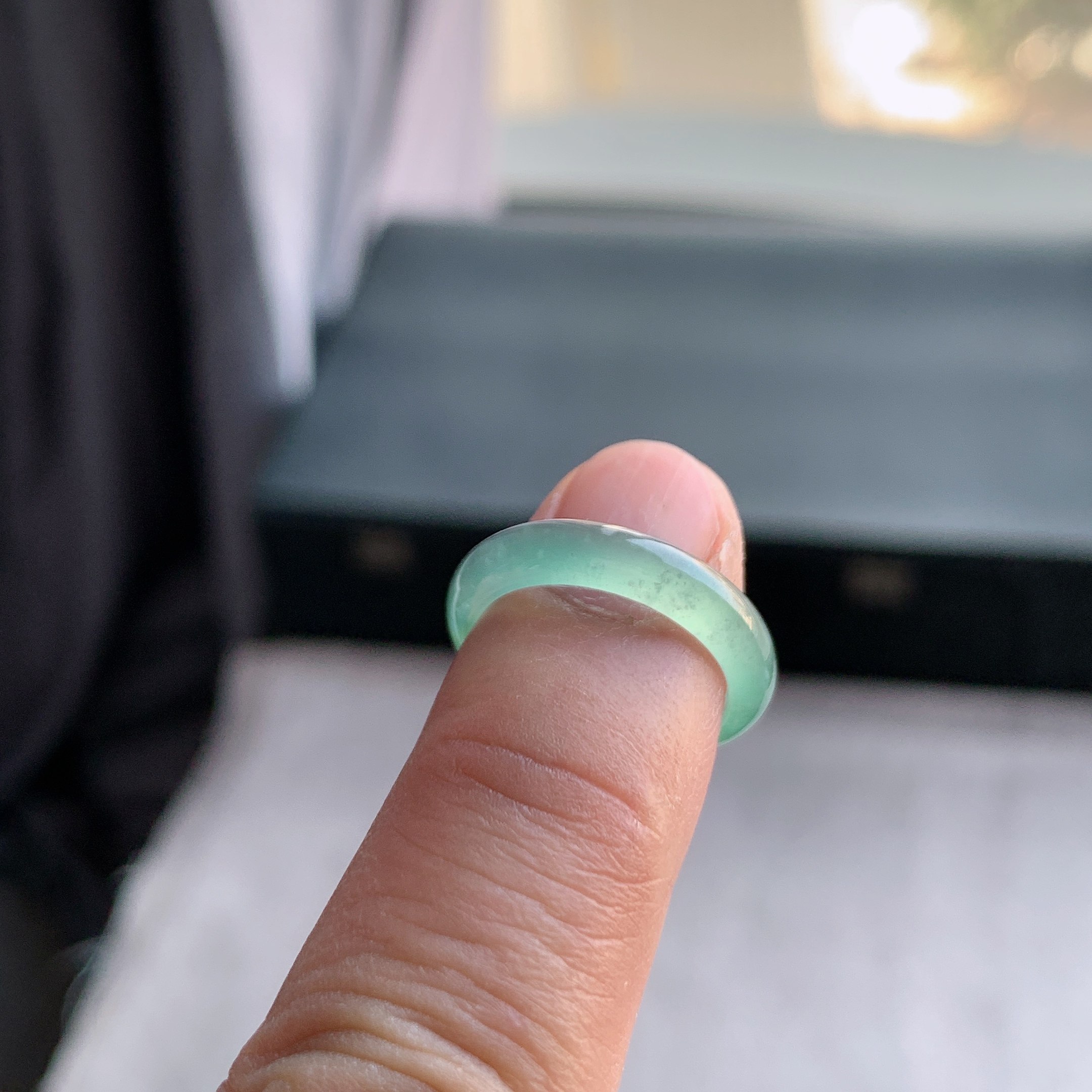 天然A货翡翠 冰种11号冰飘花戒指指环戒圈32000885,淘宝优惠券,粉丝福利购,淘宝优惠卷