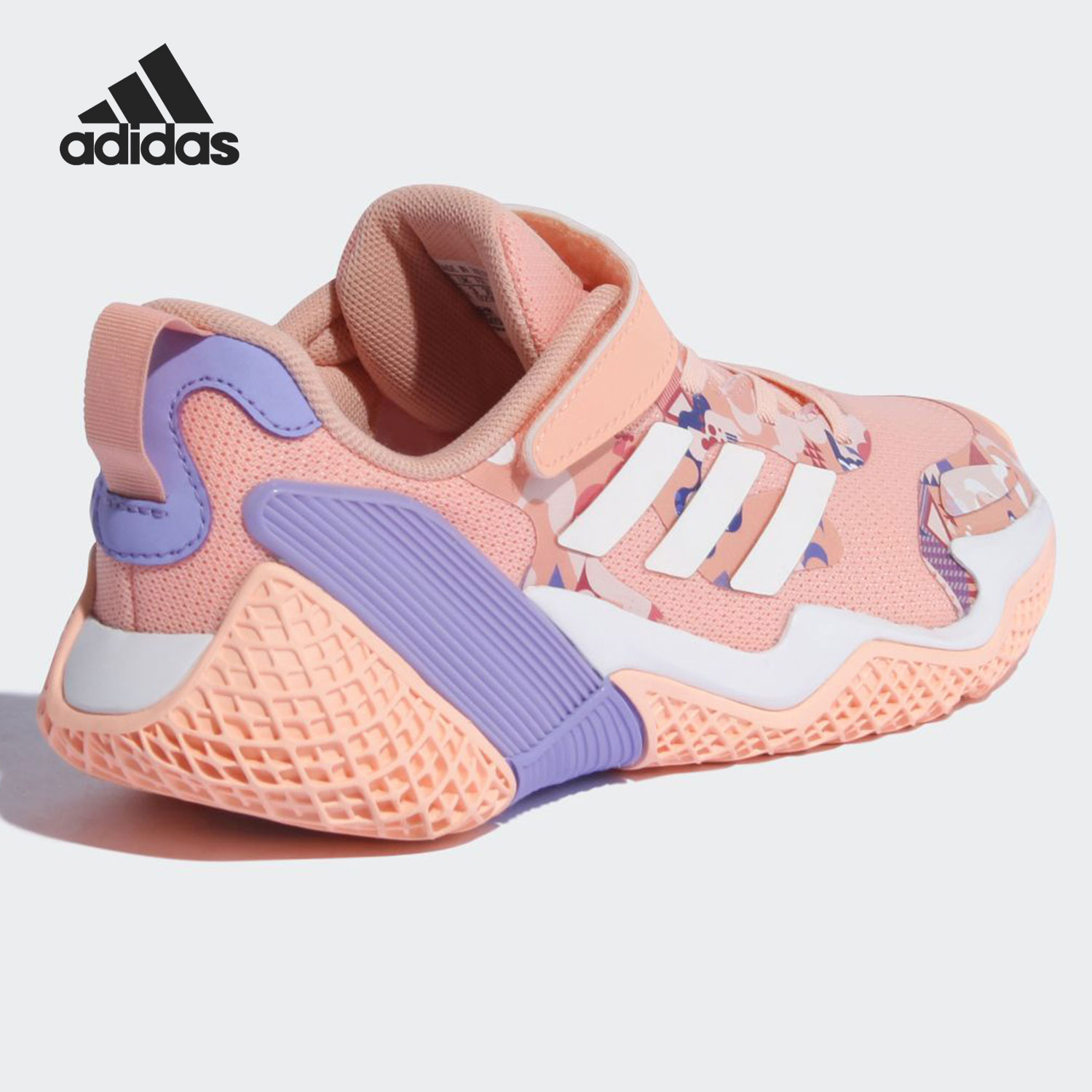 Adidas/阿迪达斯正品4UTURE RNR CNY EL K大童训练运动鞋 FZ4598-图1