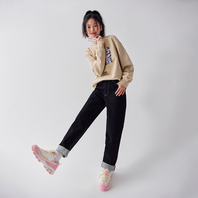 Lee small straight leg washed women's jeans