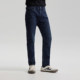 Lee26 new spring and summer five-pocket style 705 comfortable micro-taper jeans dark blue men's trend