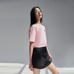 Lee女士黑灰牛仔裙裤经典五袋款