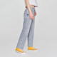 Fit straight Tencel light blue women's jeans and cool pants
