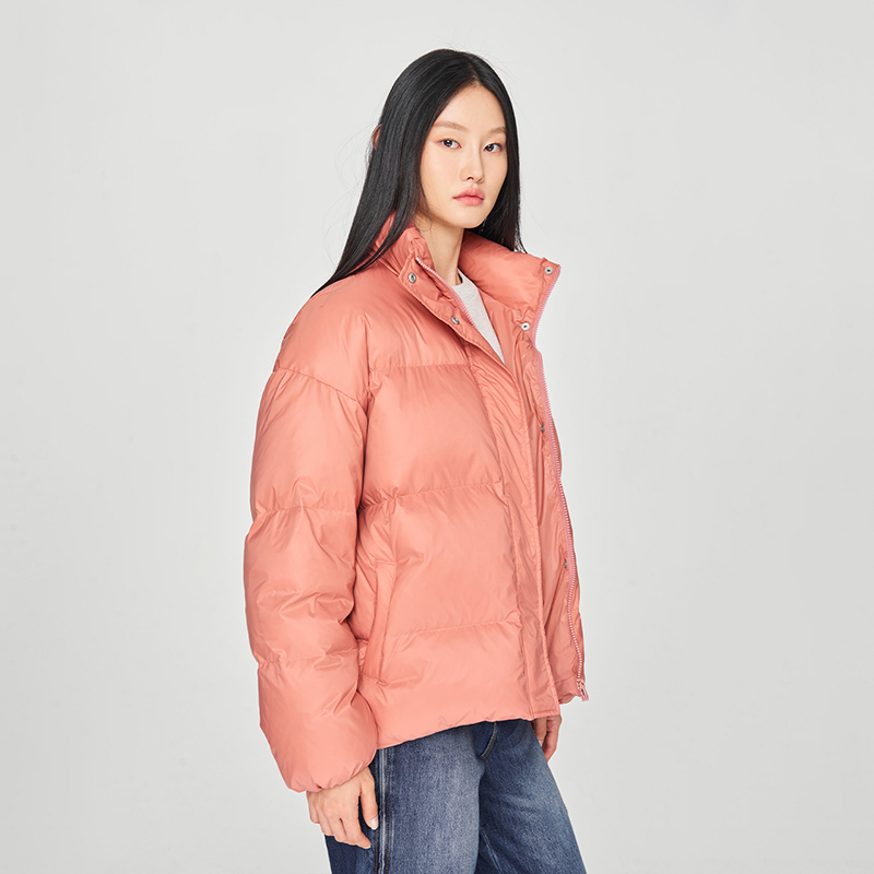 Lee商场同款舒适版绗缝设计女羽绒夹克外套休闲潮流LWT008258204 - 图2