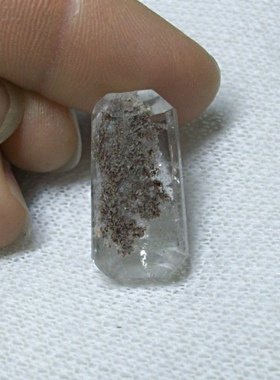 水晶挂件方形项坠一物一图绿幽灵