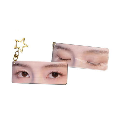 明星白鹿眼睛条小挂件合集亚克力钥匙扣赵露思鞠婧祎周边书包挂饰 - 图3