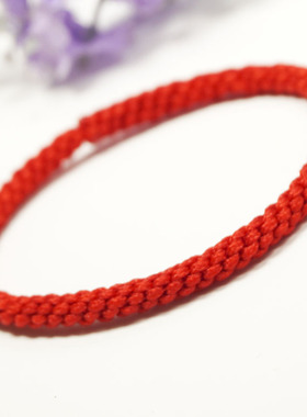 无痕玉米结粗细红绳手链