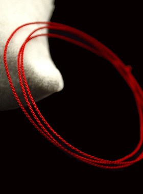 极细红绳三生绳手绳脚链