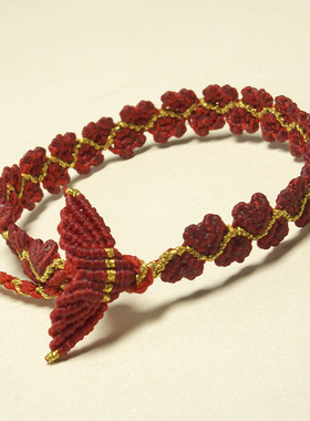 定制纯色爱心鱼尾手绳手工编织蜡线可调节男女情侣成品手链送女友