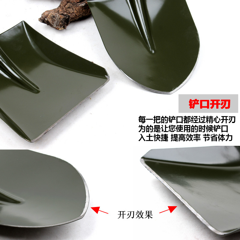 猛士锰钢淬火大号钢锹头工兵铲工兵锹铁锹尖锹方锹平口圆头锹铲子,淘宝优惠券,粉丝福利购,淘宝优惠卷