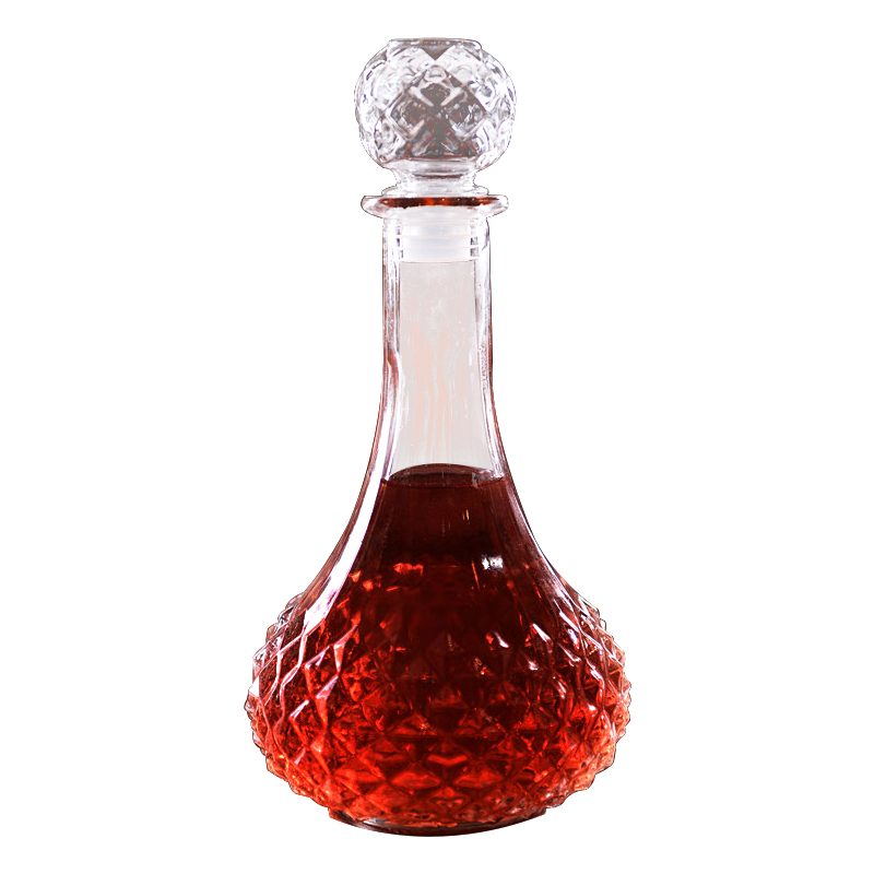 水晶玻璃红酒瓶醒酒器洋酒瓶酒具套装威士忌储酒器白酒分酒器家用 - 图3