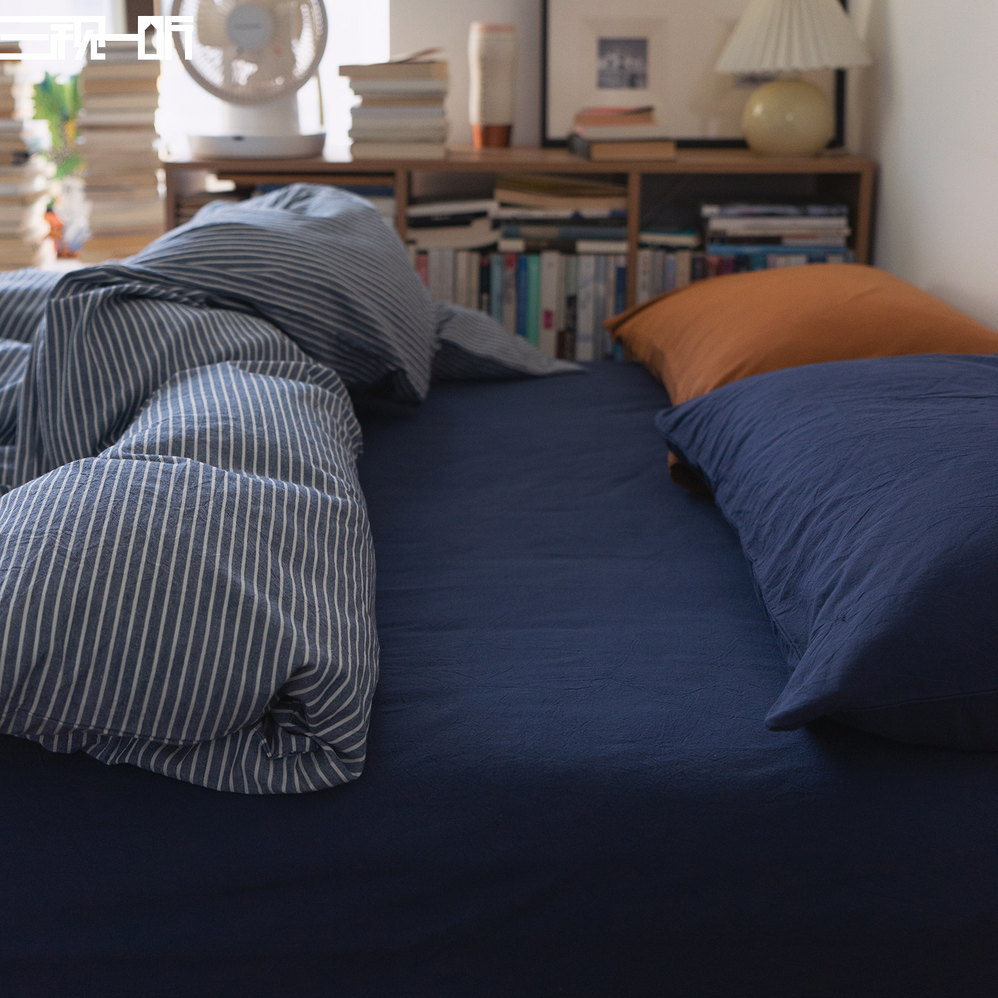 清爽不棉腻丨全棉色织水洗棉四件套纯棉床上床单床品套件条纹被套,淘宝优惠券,粉丝福利购,淘宝优惠卷