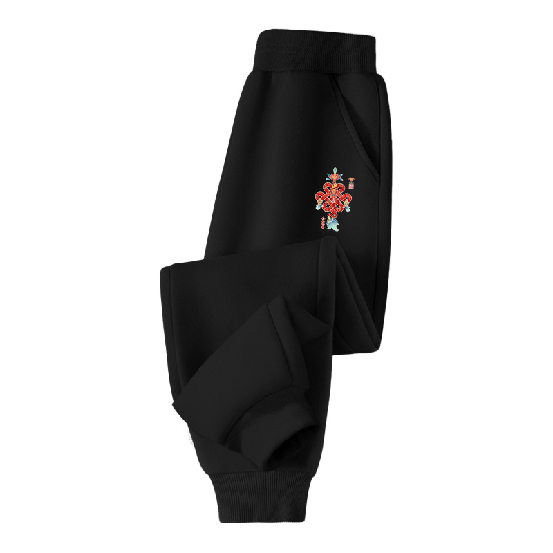 青少年学生裤子男款初中生女孩卫裤女童秋2025新款外穿男童运动裤 - 图3