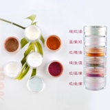 Цветочный камбоджийский DIY Donald Dragon Ball Powder Капля пигментов Ежегодно изменение хрустальной грязи Матери Порошок вентилятор вентилятор порошок тень порошок