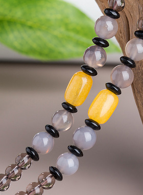 冰晶黑曜石本命佛十二生肖属相佛女项链守护神佛牌观音吊坠