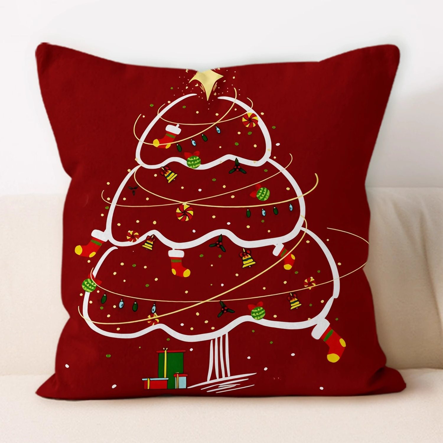 圣诞节抱枕居家沙发装饰抱枕汽车护腰抱枕宿舍午休抱枕,淘宝优惠券,粉丝福利购,淘宝优惠卷