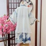 Осеннее ханьфу для мальчиков, детский летний костюм, китайский стиль