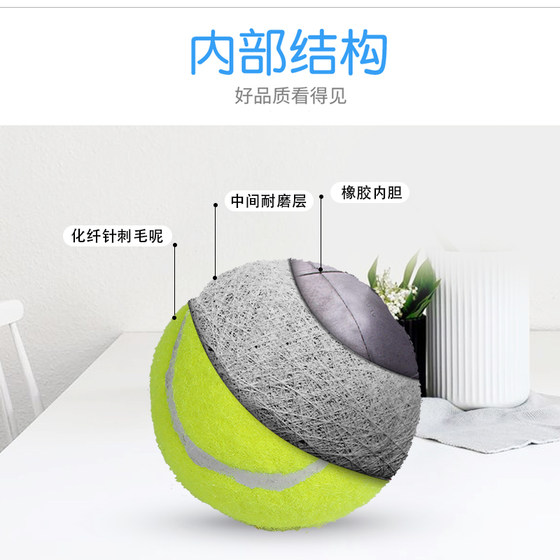 Tennis Beginner's Highly Elastic and Durable Single Player
