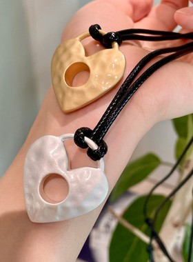 叠戴时髦个性流苏项链